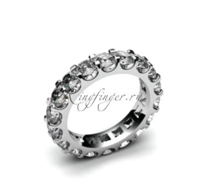 Аккуратное миниатюрное кольцо для венчания с драгоценными камнями