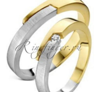 Парные кольца для свадьбы 