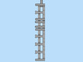 Кулон Крест с драгоценными камнями m  89493