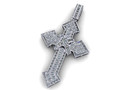 Золотой кулон с крестом Full Diamond Marquise A2754 Mat Day Thanh Gia 163477