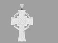 Кельтский крест с бриллиантами 110485