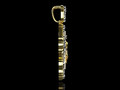 YELLOW GOLD FANCY DIAMOND JESUS ​​CROSS 43414