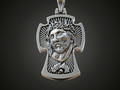 Крест Иисуса, лицо, слеза, терновый венец, 163479