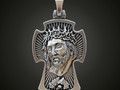 Крест Иисуса, лицо, слеза, терновый венец, 163479