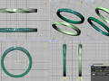 model Обручальное кольцо Mobius Две версии  для 78567
