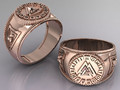 кольцо valknut для мужчин 178538