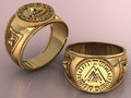 кольцо valknut для мужчин 178538