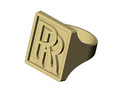 Реплика логотипа RR rolls-royce большое прямоугольное кольцо размером от 6 до 13 138608