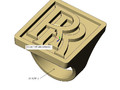 Реплика логотипа RR rolls-royce большое прямоугольное кольцо размером от 6 до 13 138608