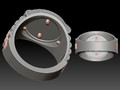 Lotos Rolex мужское кольцо Скульптура ювелирные изделия золото серебро 174198