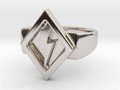 Кольцо с печаткой Diamond Lightning 188027