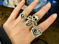 Кольцо с печаткой Diamond Lightning 188027