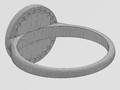 Кольцо Diamond Halo с розеткой 134012