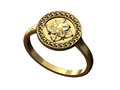 Кольцо Diamond Halo с розеткой 134012