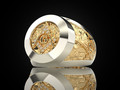 Mason Man ring 2 print model 26507