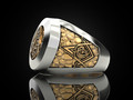 Mason Man ring 2 print model 26507