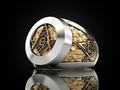 Mason Man ring 2 print model 26507