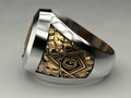 Mason Man ring 2 print model 26507
