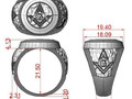 Mason Man ring 2 print model 26507