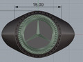 кольцо mercedes-benz 176030