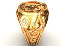 Кольцо Anillo barroco в стиле барокко 149408