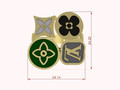 кольцо с эмалью louis vuitton r00062 115907
