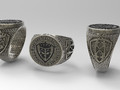 Memento Mori Skull King Men Ring 153313