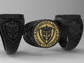 Memento Mori Skull King Men Ring 153313