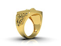 0101 - Кольцо Gents Ashok Stambh 169969
