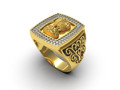 0101 - Кольцо Gents Ashok Stambh 169969
