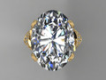 GC GOLD T172- Diamond solitarie золотое кольцо 95382