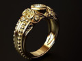 Gothic Diamond RING O 24987