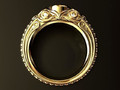 Gothic Diamond RING O 24987