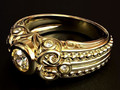 Gothic Diamond RING O 24987