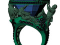 женское кольцо  84129