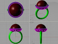 Кольцо perl anello perla thai  AP05 138147