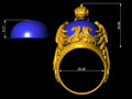 Золотое кольцо Fengshui Phoneix 2000 151460