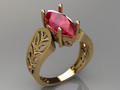 Женское кольцо Ruby Marquise 157605