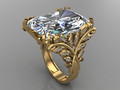 GC GOLD T92- золотого кольца с бриллиантом 95399