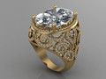 GC GOLD T93- золотого кольца с бриллиантом 95400