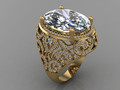GC GOLD T93- золотого кольца с бриллиантом 95400