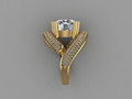 GC GOLD T94- золотого кольца с бриллиантом 95401