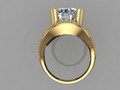 GC GOLD T94- золотого кольца с бриллиантом 95401