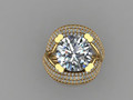 GC GOLD T94- золотого кольца с бриллиантом 95401