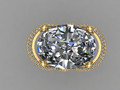 GC GOLD T95- золотого кольца с бриллиантом 95402