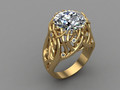 GC GOLD T97- золотого кольца с бриллиантом 95404