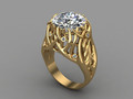 GC GOLD T97- золотого кольца с бриллиантом 95404