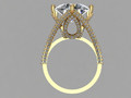 GC GOLD T99- золотого кольца с бриллиантом 95406