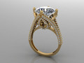 GC GOLD T99- золотого кольца с бриллиантом 95406