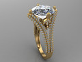 GC GOLD T99- золотого кольца с бриллиантом 95406